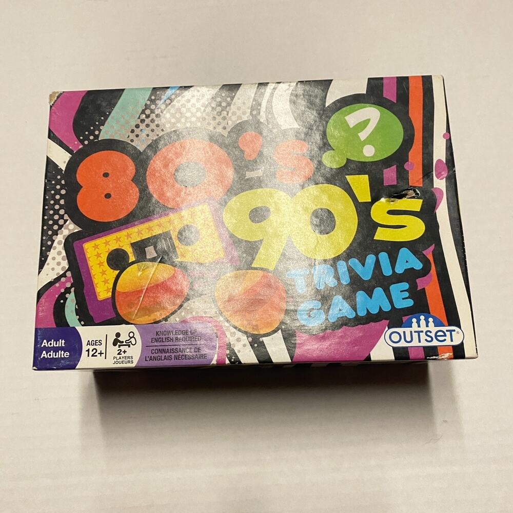 80's 90's Trivia Game - Do You Remember? by Outset Games 2016